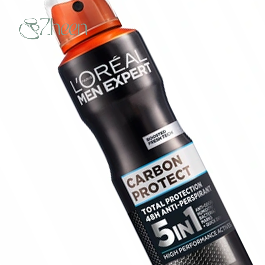 اسپری ضد تعریق Carbon protect لورال مردانه | 250 میل